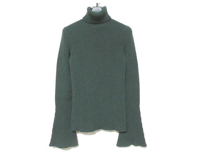 Autre Marque John Lawrence Sullivan Wollrollkragenpullover Grün