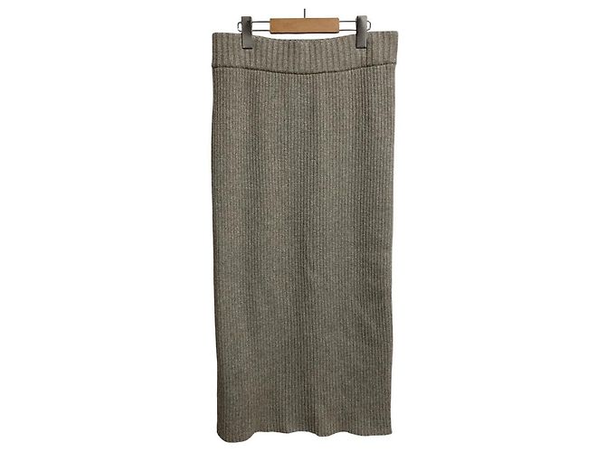 Autre Marque EVERYDAY I LIKE. Gerippter Stricklangrock Braun