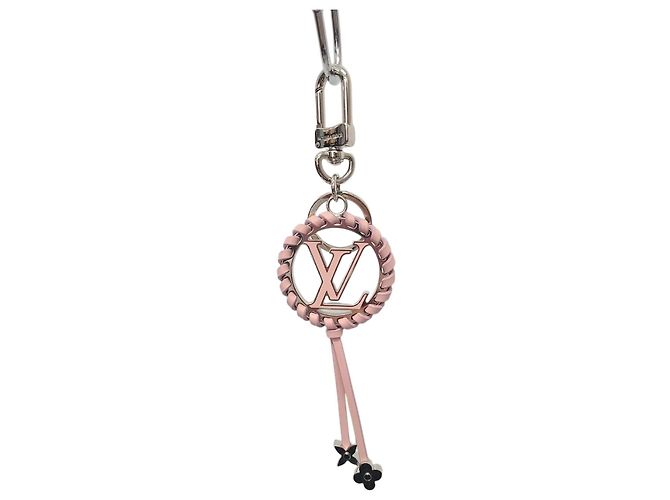 Louis Vuitton Chaveiro de Bolsa de Couro Berry Rosa LV