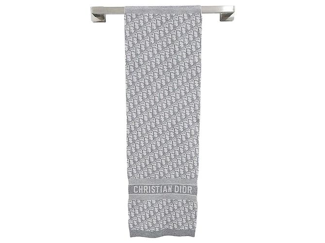 Dior Sciarpa in cashmere Oblique Alps Argento