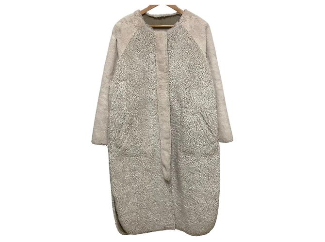 Autre Marque Abrigo AMERI REVERSIBLE TWIN BOA Castaño Crudo