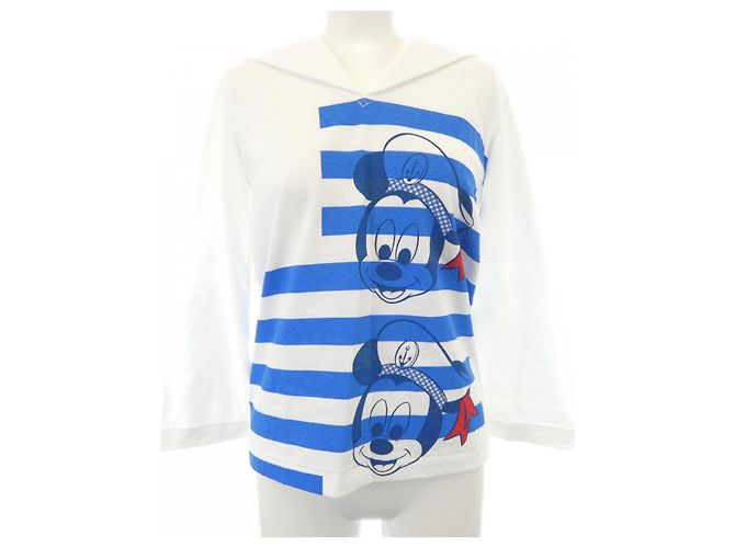 Top Comme des GARCONS GIRL Weiß Blau