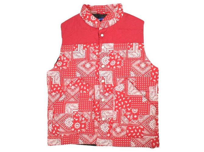 Autre Marque Chaleco de algodón y plumón MADMAD Roja