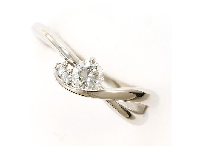 Autre Marque PT900 Platin Diamantring Silber