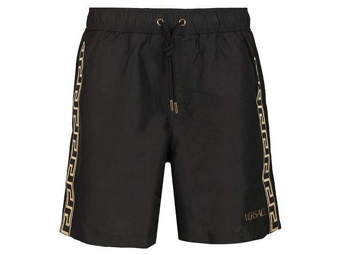 Versace Jacquard Swim Boardshorts Black