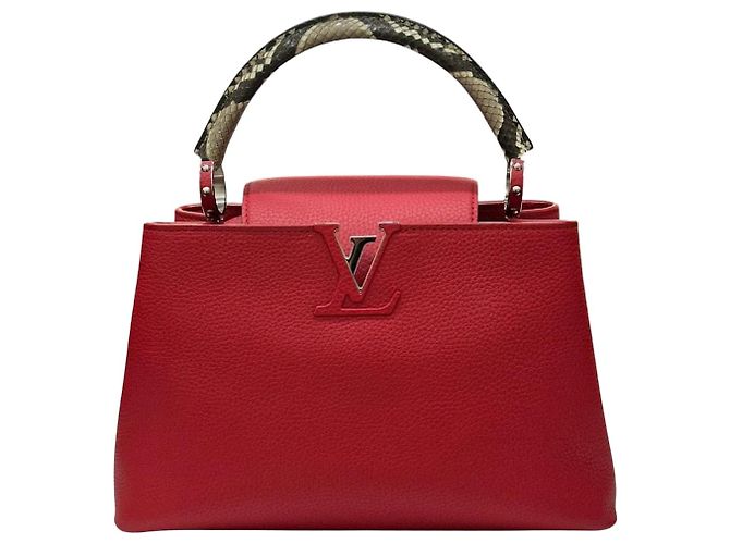 Louis Vuitton Borsa Capucines MM Rosso