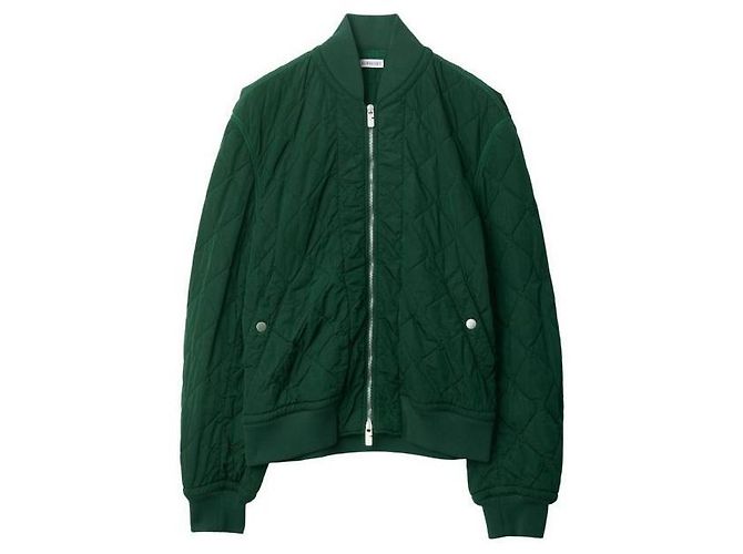 Burberry Gesteppte Nylon-Bomberjacke Schwarz