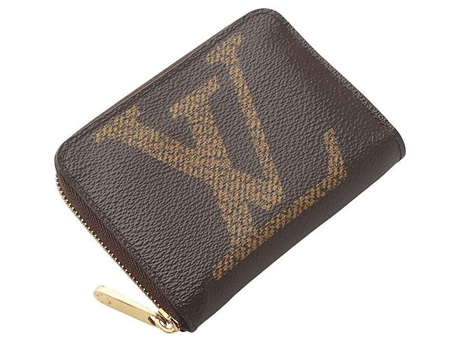 Louis Vuitton Giant Reverse Monogram Zippy Coin Purse Card Holder