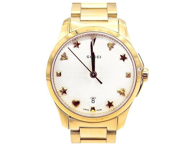 Gucci Relógio de Ouro Atemporal Multicor