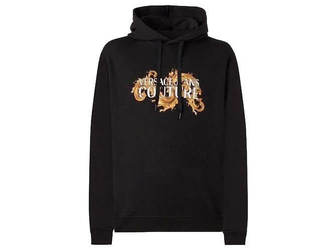 Versace Felpa con cappuccio Baroque Wave