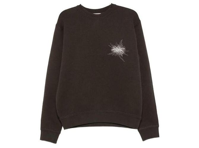 Isabel Marant Sweatshirt mit Rundhalsausschnitt Schwarz 