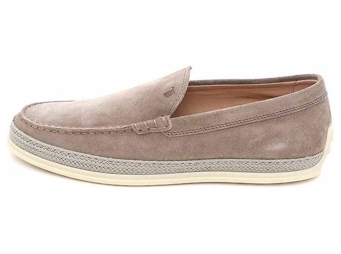Tod's Mocassins slip-on en daim classique Marron