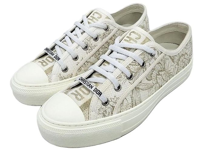Dior Work and Garden bestickte Sneaker Silber