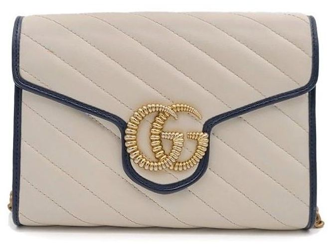 Gucci Mini bolsa de corrente Marmont Azul