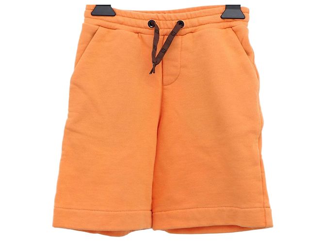 Fendi Pantaloncini in cotone per junior Arancione