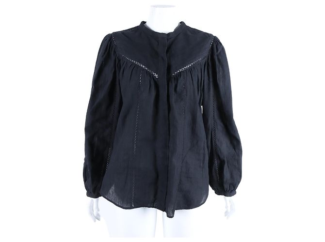 Langarmbluse Isabel Marant Étoile Schwarz 