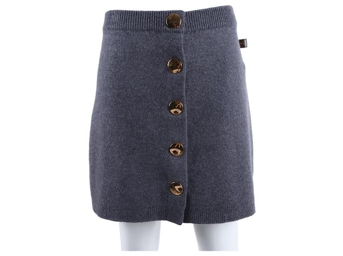 Louis Vuitton Strickrock mit Bändern Braun