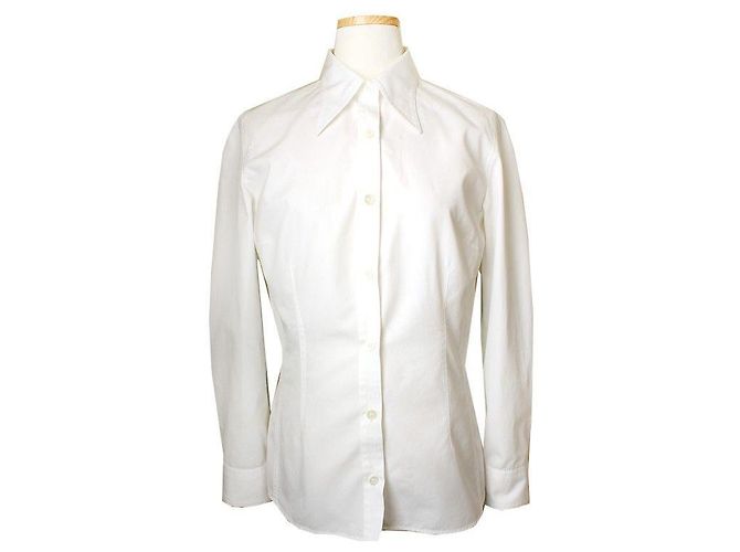 Weißes Basic-Hemd Dries Van Noten