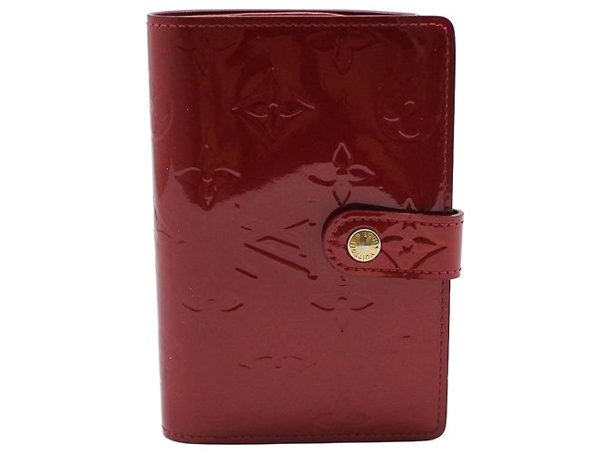 Louis Vuitton Cartera Monogram Vernis Palm D'Amour Roja