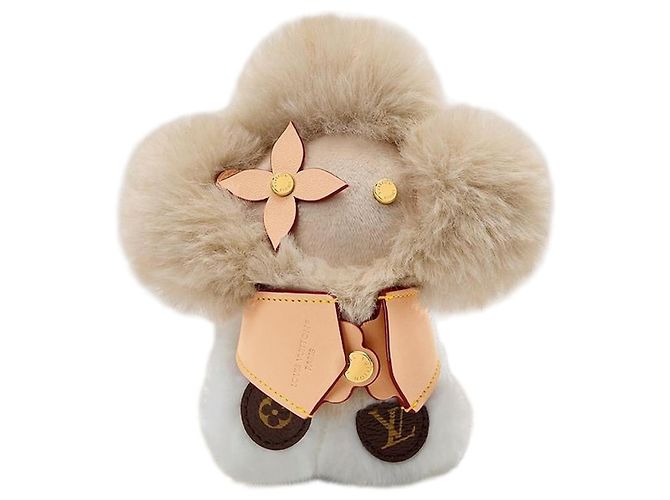 Louis Vuitton Charm per borsa Vivienne Hug Beige Marrone