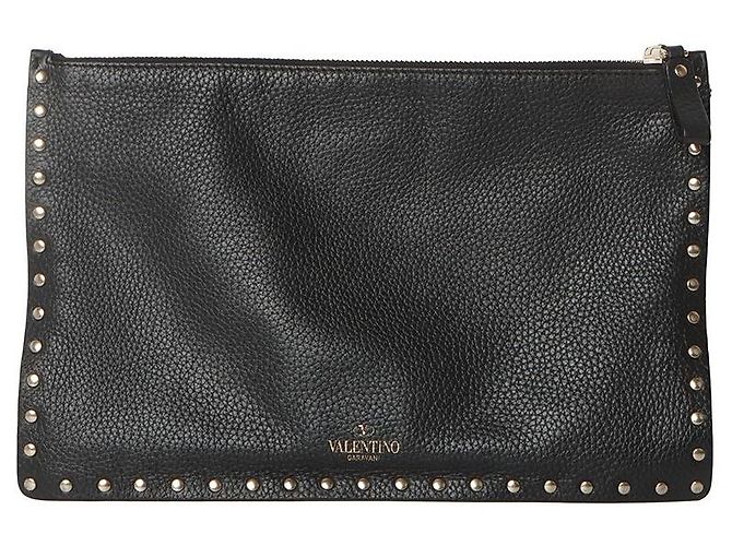 Valentino Clutch Rockstud Nero 