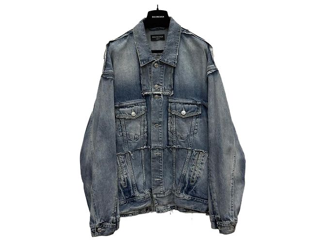 Balenciaga Cut-Up Denim Jacket Multiple colors