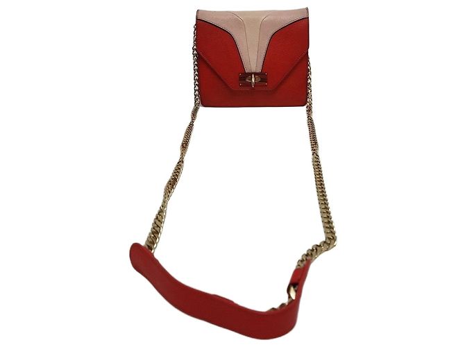 Givenchy Mini bolsa transversal com corrente Vermelho