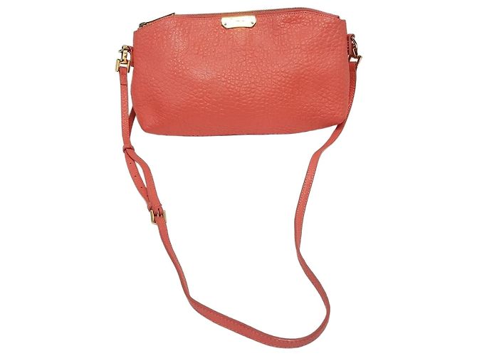 Burberry Bolsa transversal de couro Rosa