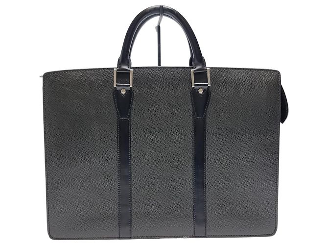 Louis Vuitton Black Document Bag for Unisex