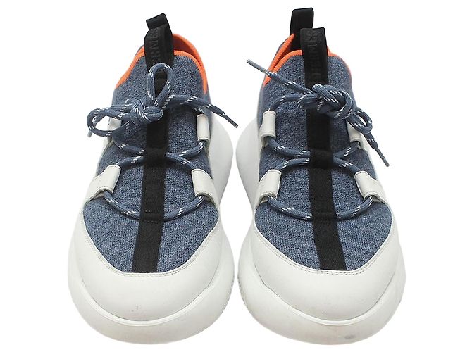 Hermès Baskets Duel Dual Bleu