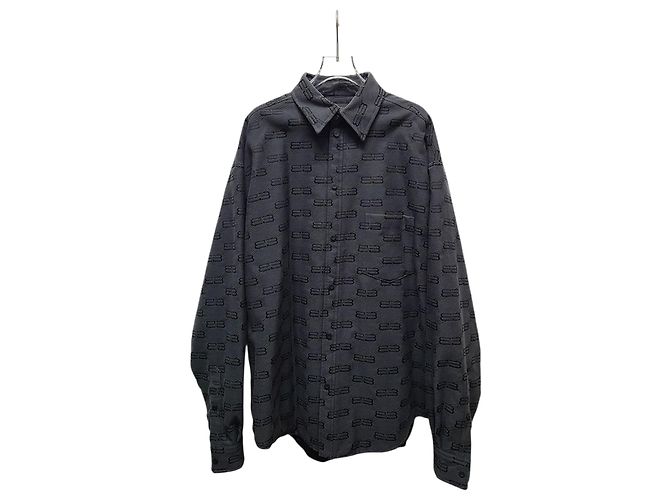 Balenciaga BB Monogram Multi-Logo Quilted Jacket Padding Brown