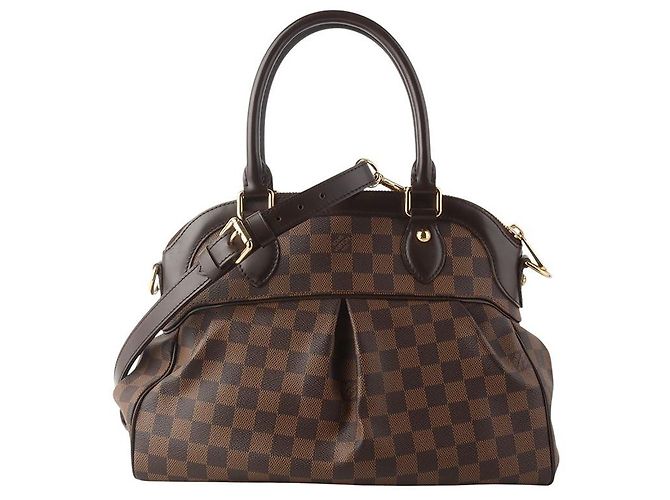 Louis Vuitton Borsa a Spalla Damier Ebene Trevi PM Multicolore