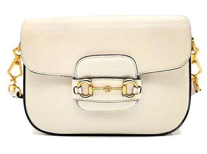 Horsebit 1955 Gucci Mini borsa a tracolla Horsebit Bianco