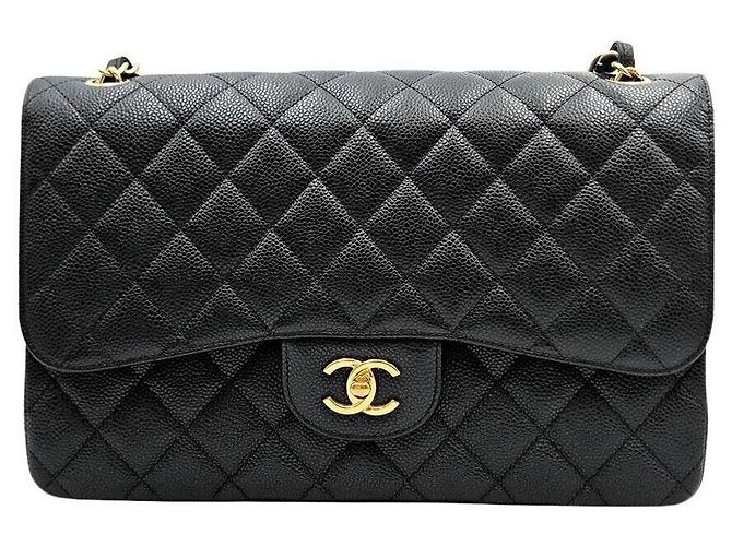 Chanel Caviar Classic Jumbo Noir