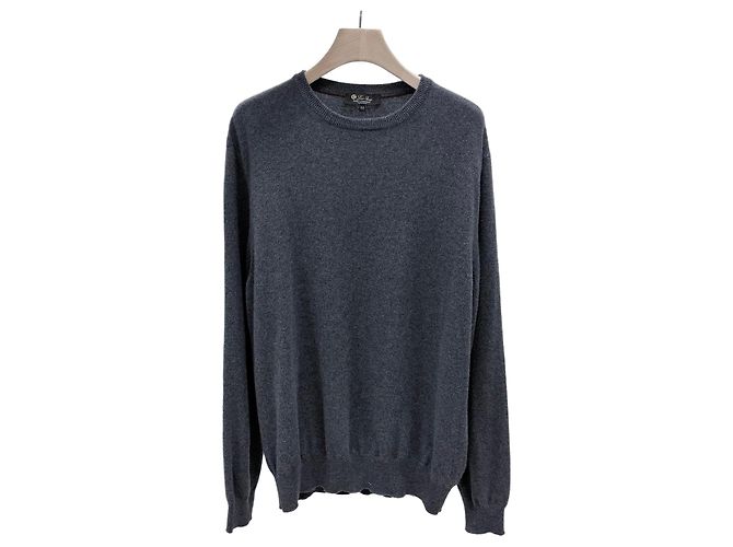Loro Piana Grauer Kaschmirstrick Braun