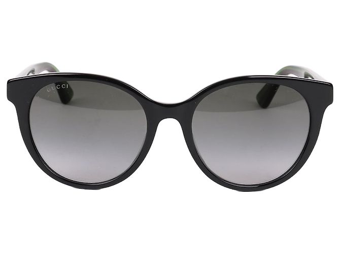 Gucci Side Logo Three-Line Unisex Sunglasses Green