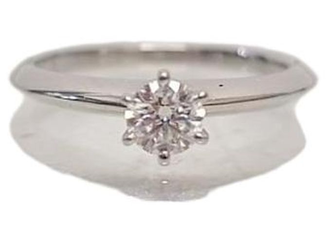 Tiffany & Co Tiffany Platinum Tiffany Setting Verlobungsring Silber
