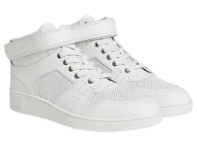 Hermès Sneakers alte da uomo Argento