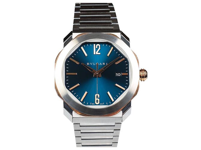 Bulgari Octo Roma Blue Dial Combination