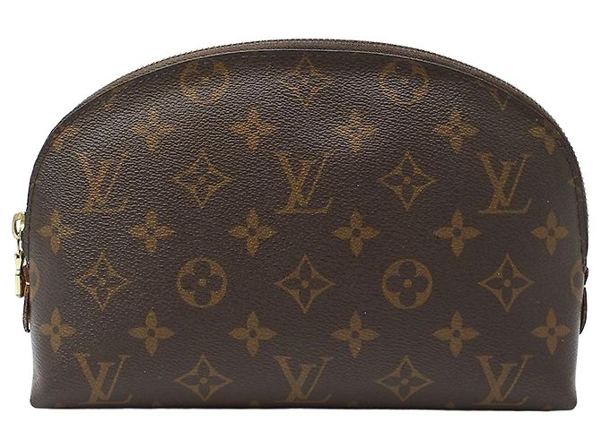Louis Vuitton Monogramm Kosmetik Clutch Braun
