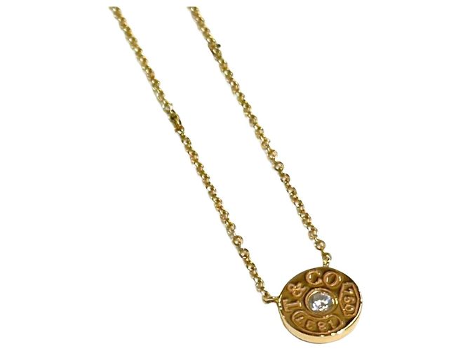 Tiffany & Co Colar Tiffany em ouro rosa circular