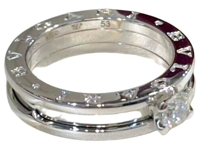 Bulgari Carat Weißgold-Ehering 