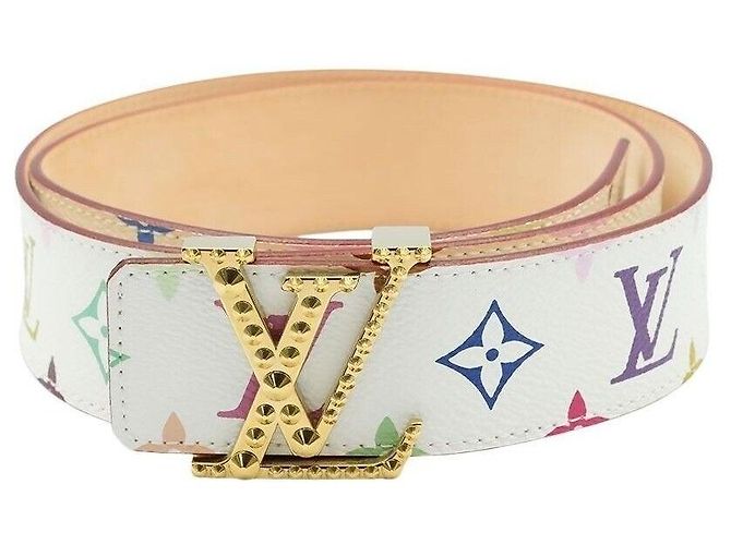 Louis Vuitton Multi Stud Belt White