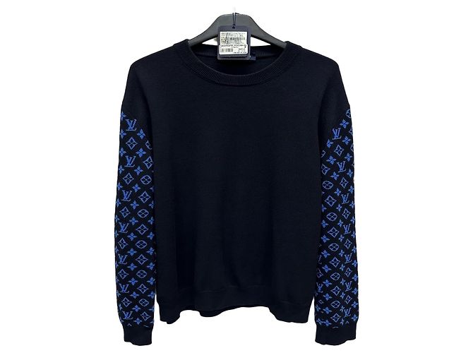 Louis Vuitton Monogram Mix Cashmere Crewneck Strickpullover Mehrfarben 