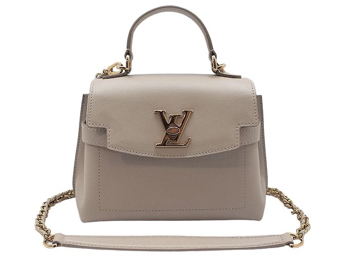 Louis Vuitton Mini bolsa de ombro Lockme Ever cinza Marrom