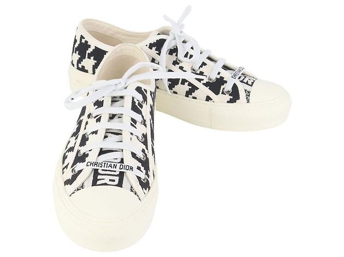 Dior Baskets Work et Houndstooth Taille Multicolore