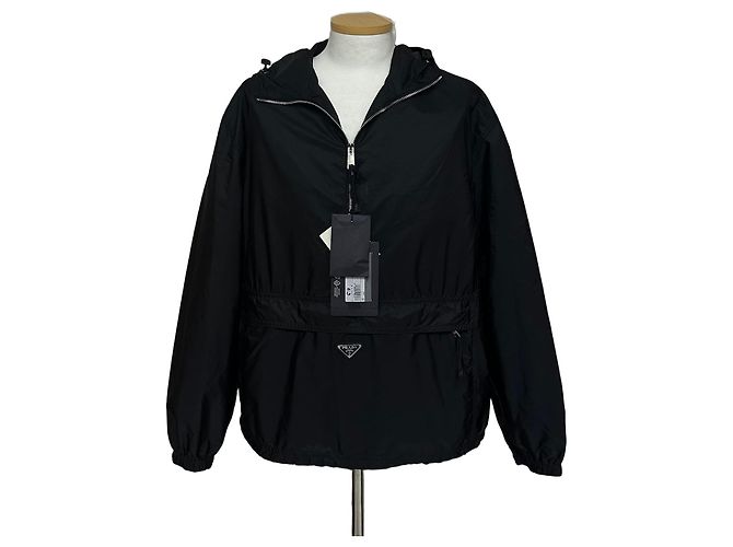 Giacca Anorak in Re-Nylon Prada Marrone