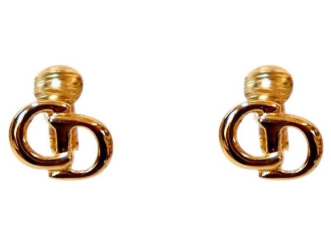 Dior Orecchini a cerchio dorati D'oro 