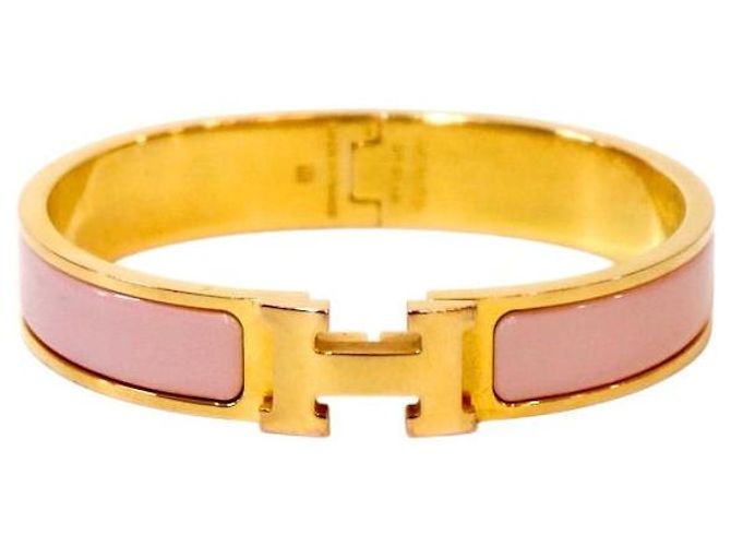 Hermès Pulsera Click Rosa