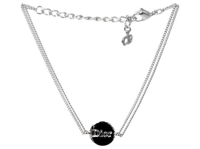 Dior Pulseira de prata com moeda